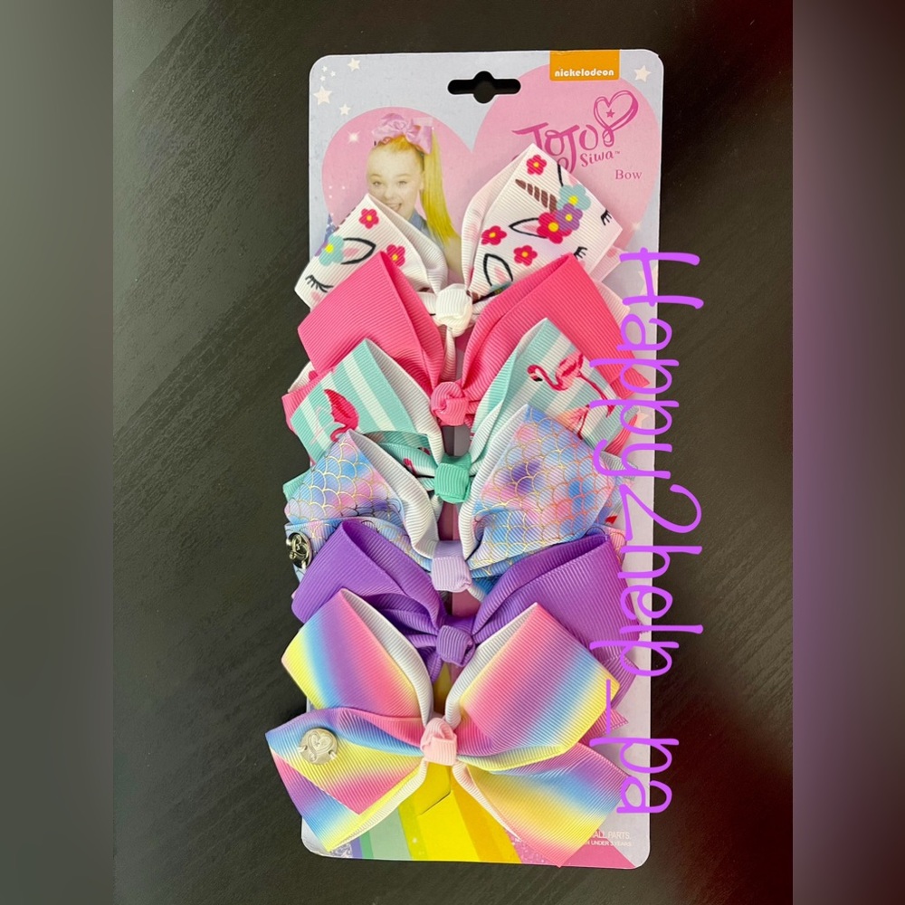 Jo Jo Siwa Bows Set of 6 Bows
